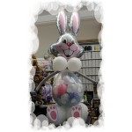 Easter Bunny Stuffed Balloons (5' Tall) - Tummy filled with Treats and More!